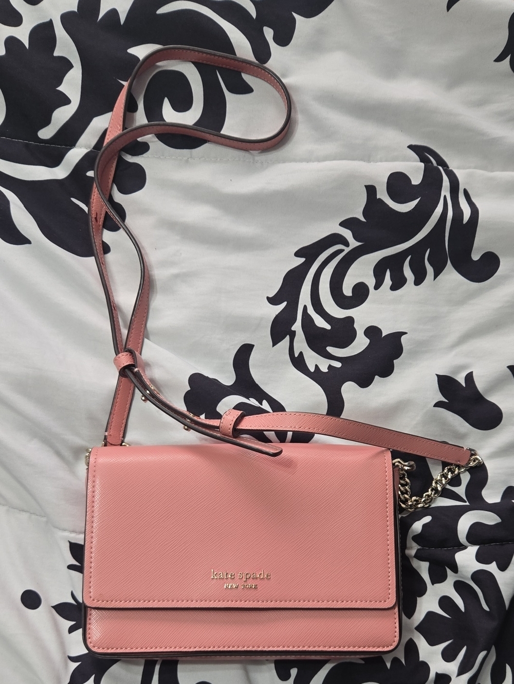 Kate spade spencer saffiano leather flap crossbody